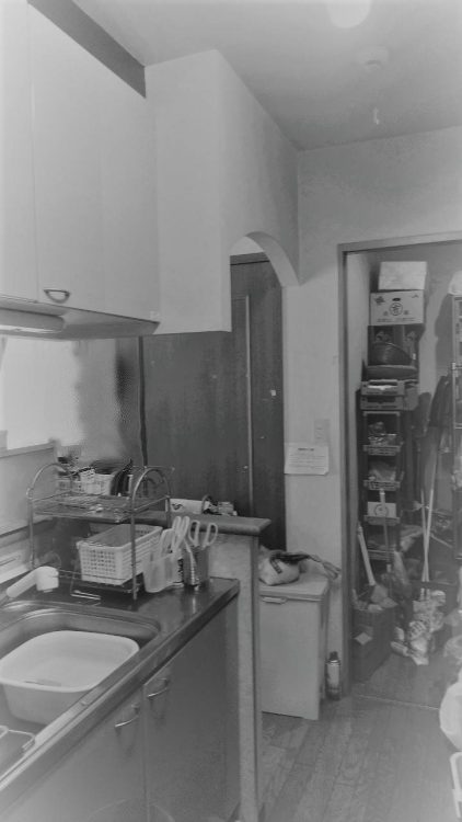 キッチン既存写真　リフォーム前のキッチン