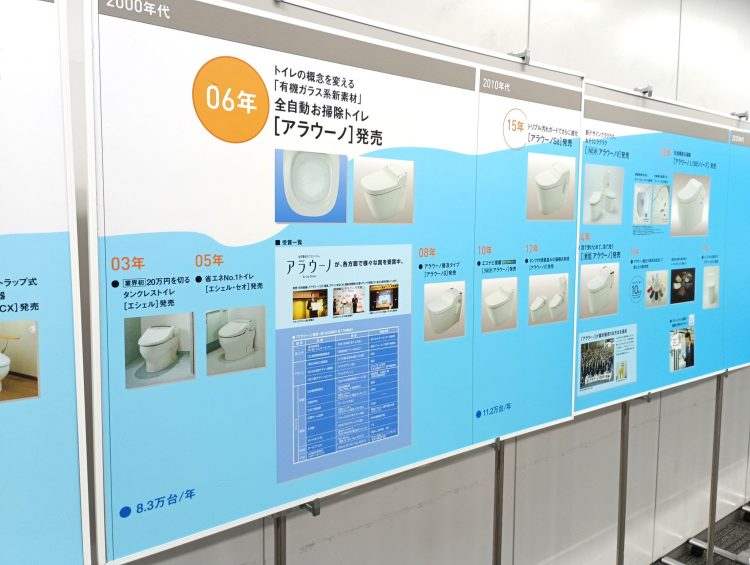 アラウーノラボ　パナソニックのトイレ年表
