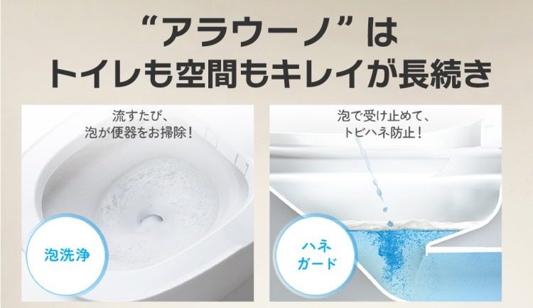 トイレアラウーノのキレイの理由