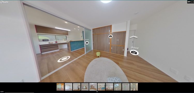 360°VRルームツアーのLDK
