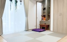 LDKの畳スペースと収納仏壇　使用した畳の名称と品番