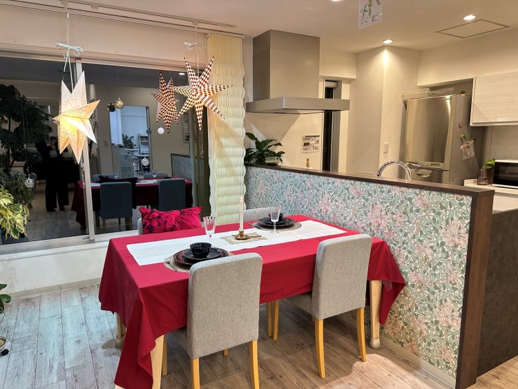 2025年リファイン備前のショウルームXmasディスプレイ