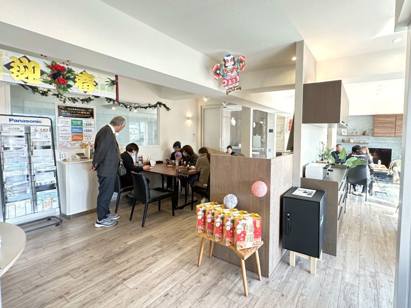 2026年新春リフォーム相談会　備前ショウルーム　来客の様子